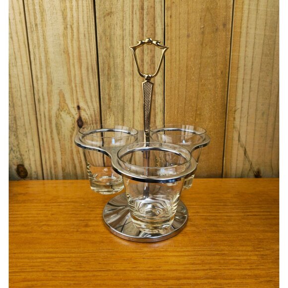 Vintage Kromex Carousel Condiment Server - Picture 5 of 15